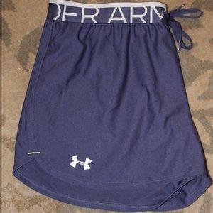 blue under armour shorts!!